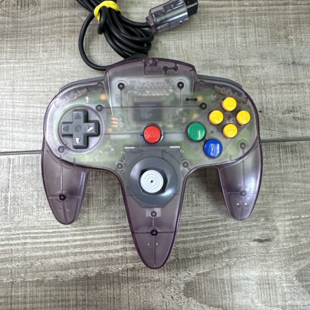 Nintendo 64 N64 Atomic Purple Controller NUS-005 Authentic Original OEM